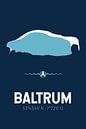 Baltrum | Design-Landkarte | Insel Silhouette von ViaMapia Miniaturansicht