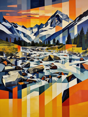 Les Alpes cubistes