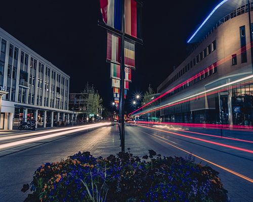 Lichtstralen in Leeuwarden
