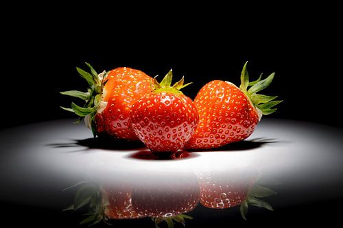Erdbeeren im Rampenlicht