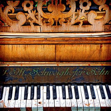 The old piano by Leopold Brix