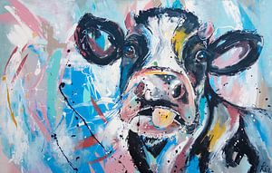 Die glückliche Kuh | Pastell