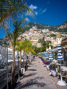 Amalfi Coast – Positano seafront promenade by t.ART