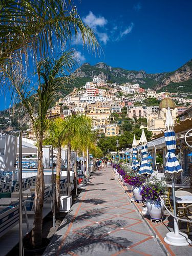 De kust van Amalfi - Strandboulevard van Positano