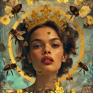 De heilige koningin der bijen van Vlindertuin Art