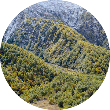 Berglandschap Kaukasus van Jeroen Kleiberg