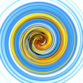 Vortex van licht en kleur van Jose Lok