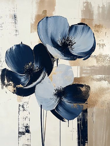 Blauwe bloemen | Blue Dazzle