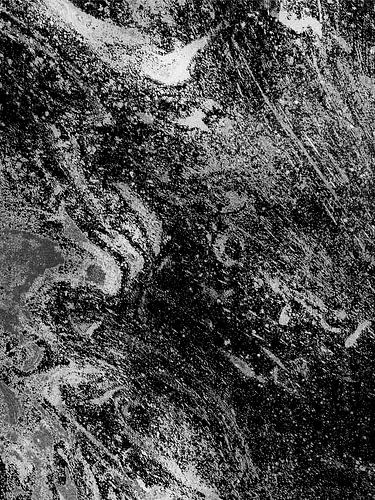 Koninklijke Marmer als abstracte kunst Monochroom