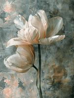 Blumen im Japandi-Stil