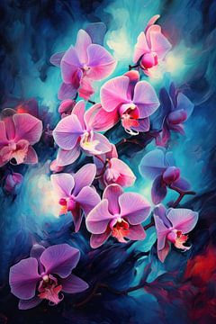 Orchids Bathed in Moonlight by New Visuals