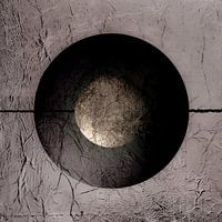 Modern Abstract in lilac purple with black. Wabi-Sabi. Minimalism. 1