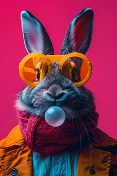 Bubblegum Fun: Bunny 2 van ByNoukk