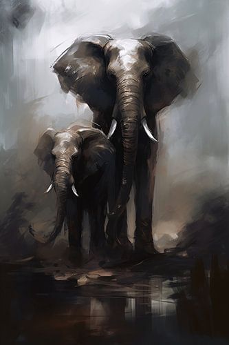 Minimalistische cirkel compositie