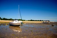Boten op het strand