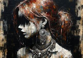 Portrait moderne sur Peintures accrocheuses