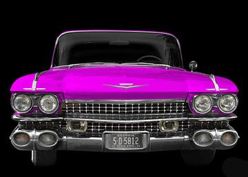 1959 Cadillac serie 62 in roze