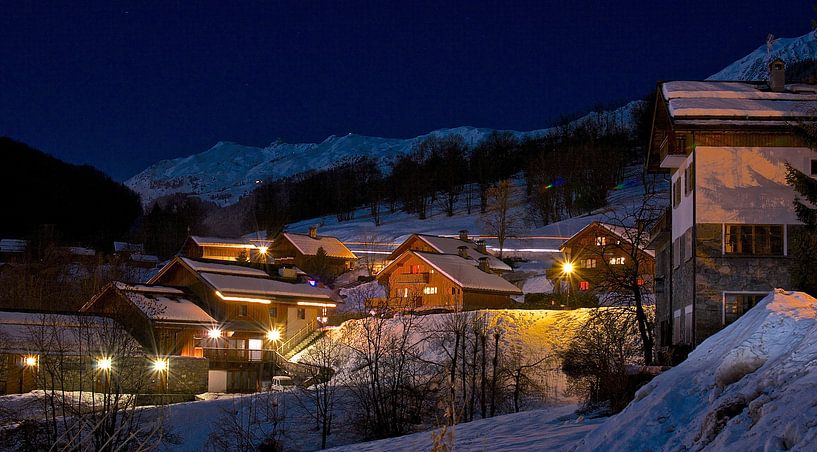 Nightphotography Les Allues - Les Trois Vallées, France by Be More Outdoor