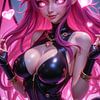 LYRAVEXA – Sexy Anime Succubus Girl in einem verführerischen Porträt von INFERAURUM
