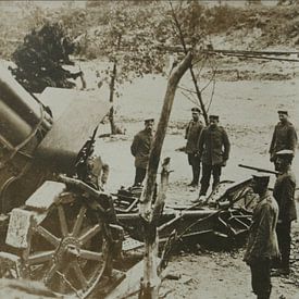 Eerste Wereldoorlog Kanon Geweer Soldaten van Michael Godlewski