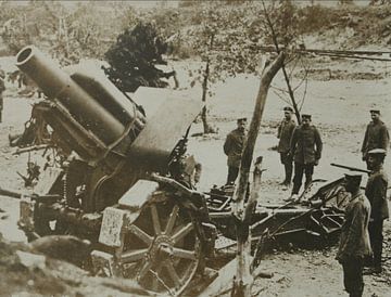 Eerste Wereldoorlog Kanon Geweer Soldaten van Michael Godlewski