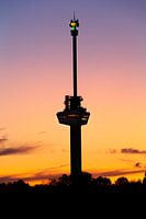 Golden light around the Euromast