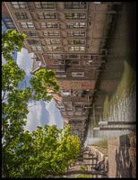 Dordrecht, gracht met huizen