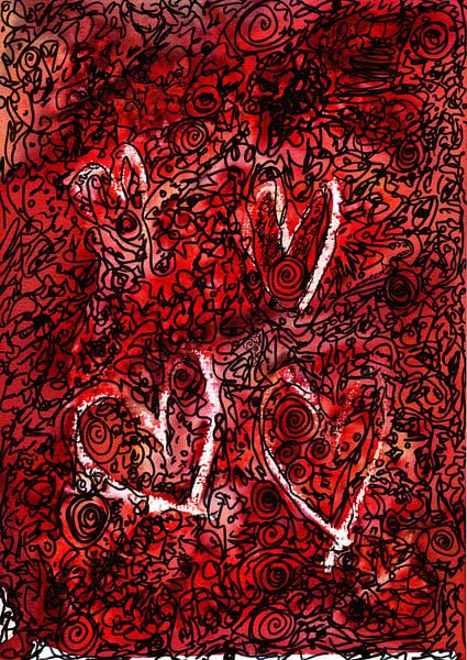 The clustering of love par MY HAPPY SOUL ART