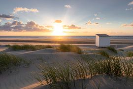 Zonsondergang Oostkapelle van Thom Brouwer