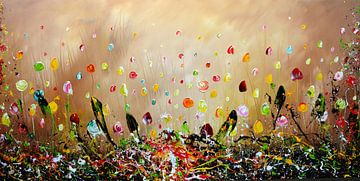Flowers van Gena Theheartofart