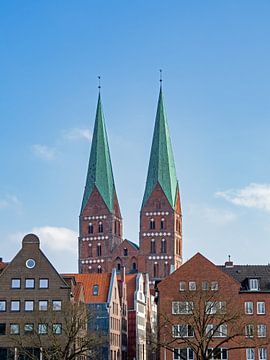 Mariakerk in Lübeck van Katrin May