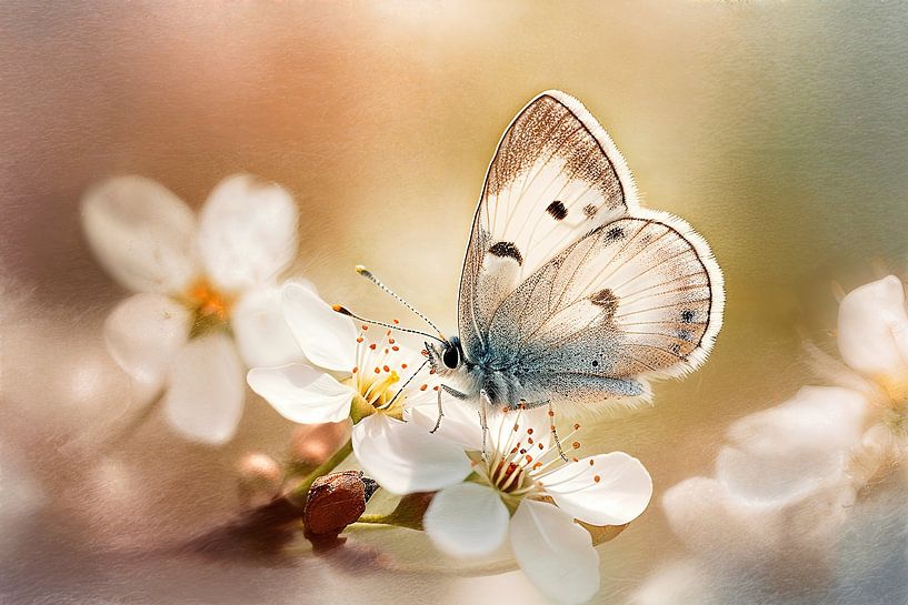 Butterfly - painterly -2 by Joriali photography and paintings
