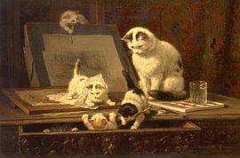 Die Schubladen - Henriette Ronner-Knip