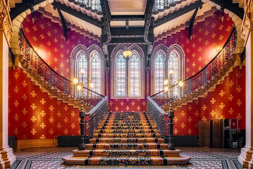 St. Pancras Renaissance Treppenhaus von Dieter Meyrl