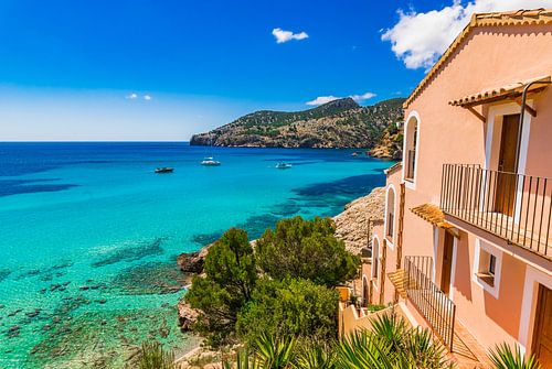 Middellandse Zee eiland Mallorca, prachtige baai van Camp de Mar