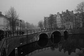 Foggy Amsterdam by Peter Bartelings