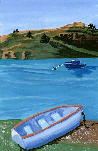 Peaceful Coastal Scene