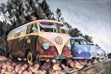 VW Bus Bulli 18 von Marc Lourens
