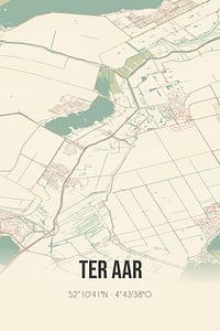 Alte Landkarte von Ter Aar (Südholland) von Rezona