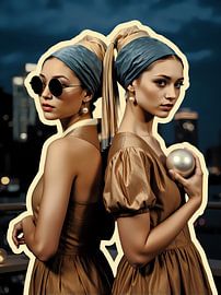 Mädchen mit Perlen von Emiel de Lange