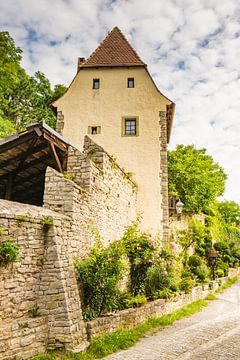 Middeleeuwse vestingtoren in Sulzfeld am Main van ManfredFotos