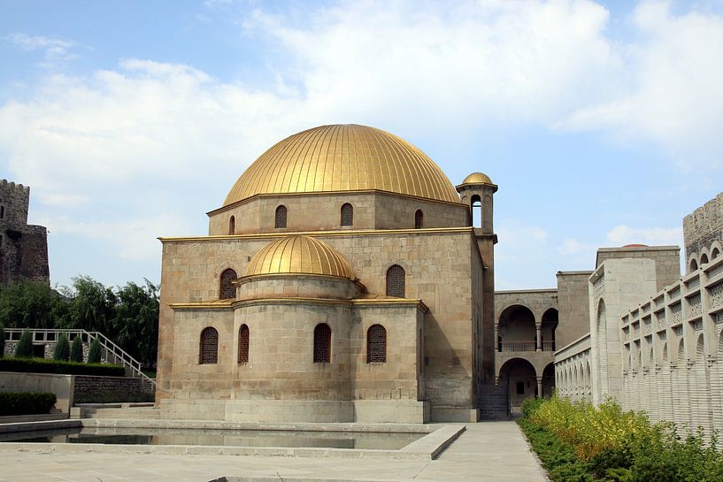 De moskee van Rabati fort in Georgië. van Bas van den Heuvel