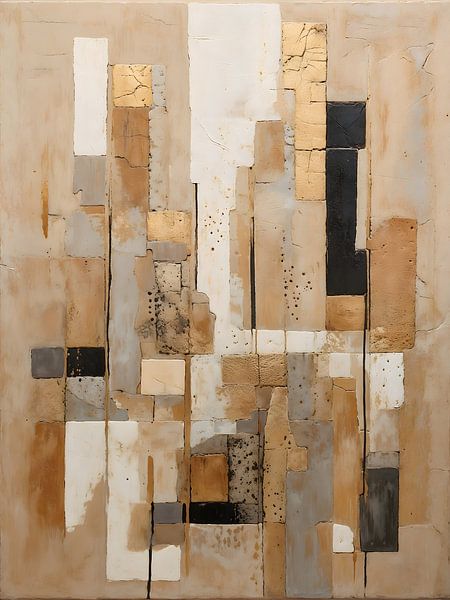Concrete and Gold 03 von Jack Schoneveld