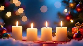 Space for words by candlelight by Jean Pierre