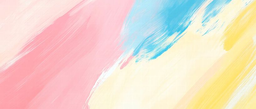 Pastellfarbenes Aquarell – Sanfte Töne von Poster Art Shop