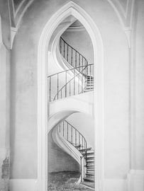Staircase in Kutná Hora, Czech Republic by Hans Vos Fotografie