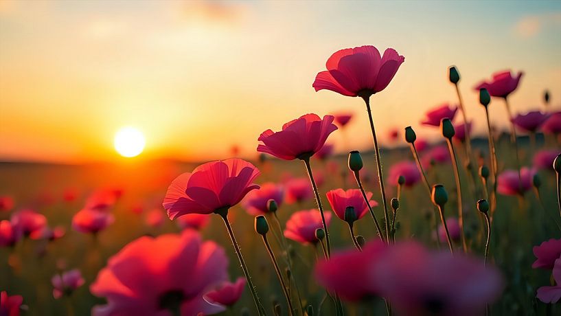 Mohnzauber Abend von Jean Pierre