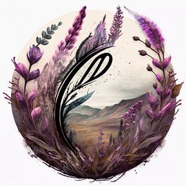 Lavender Peaks von Vythryd Arts