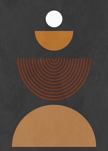 Minimalistische geometrische abstrakte Kunst