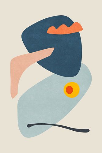 Vormen van bergen en meren Kleur en vormen